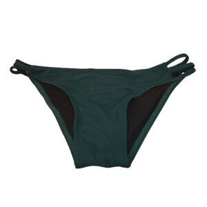 Sunflower Swimwear Hunter Green Strappy Bikini Bottom Size: M - NWT